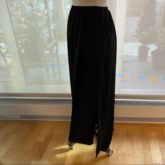 Zara silky maxi skirt with side slits - Picture 3 of 5
